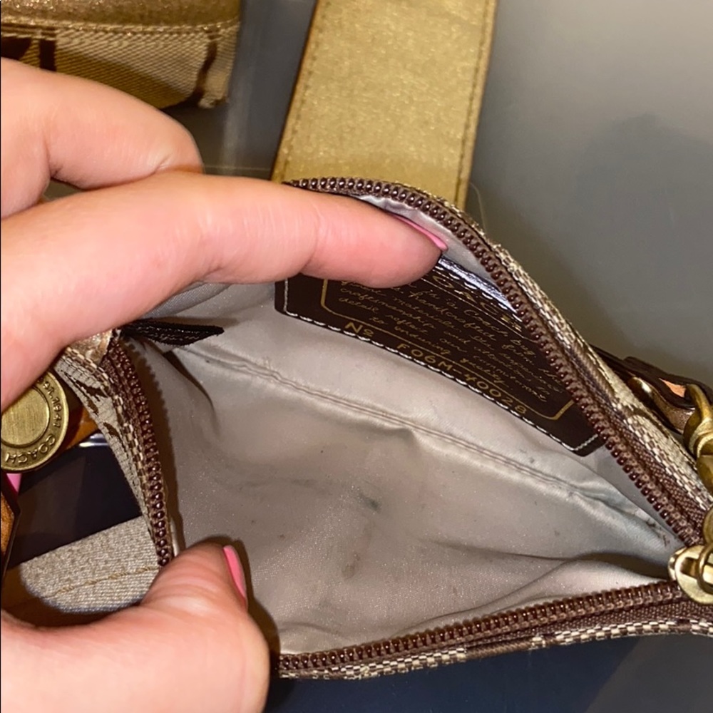 coach crossbody & wristlet 🤍 - Picture 3 of 5